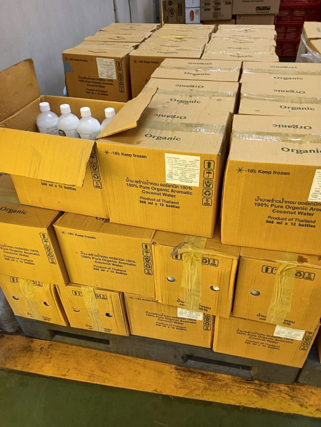 Export cartons prepared for Coco Number SiX distribution